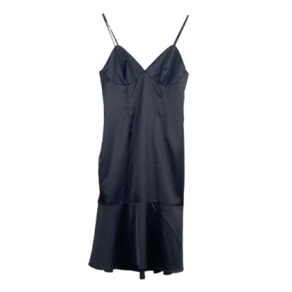 NWT BARDOT black v neck mini dress